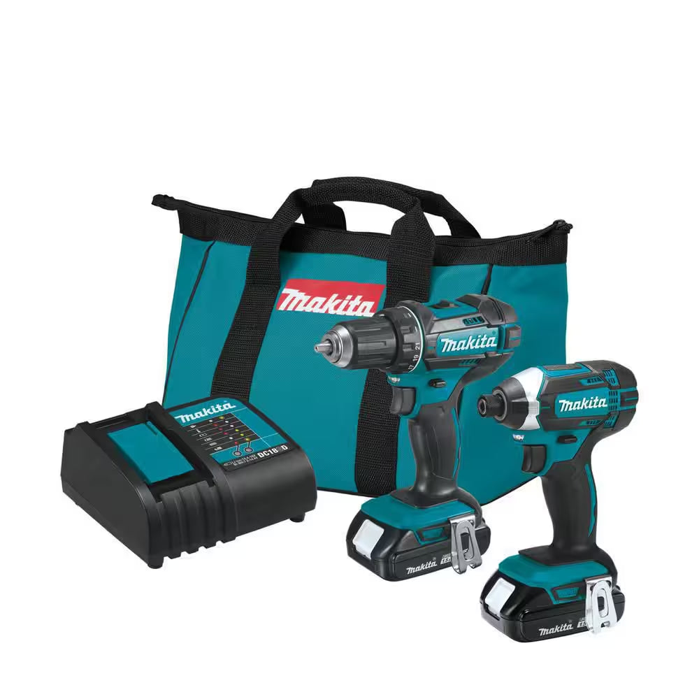 18V LXT Lithium-Ion Cordless Compact 2-Piece Combo Kit 1.5 Ah (Driver-Drill/Impact Driver)