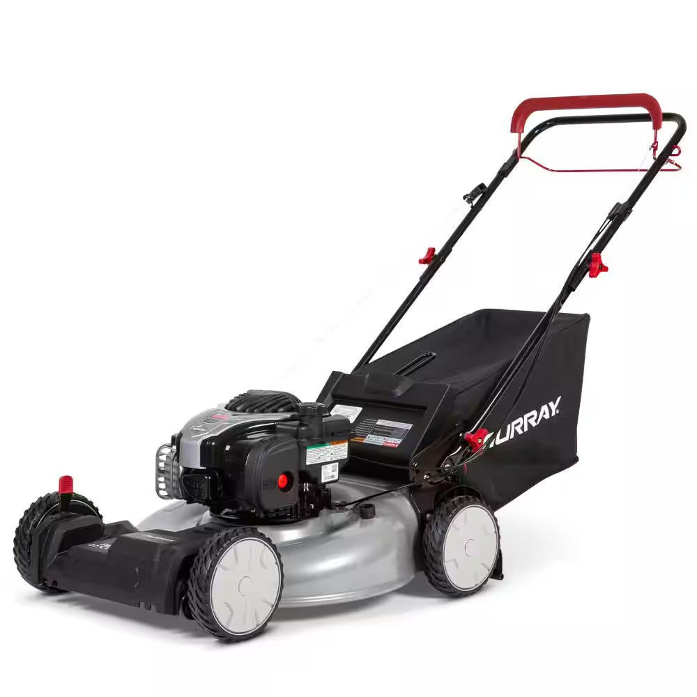 22 In. 140 Cc Briggs & Stratton Walk behind Gas Self-Propelled Lawn Mower with Front Wheel Drive and Bagger