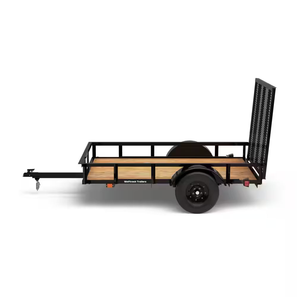 5 Ft. X 8 Ft. Utility Trailer, Wood Floor, 1450 Lb. Payload Capacity
