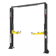 AL10C 10,000 Lb. Bi-Symmetric Clearfloor 2-Post Car Lift with Direct-Drive Hydraulic System, 220V 1-Phase