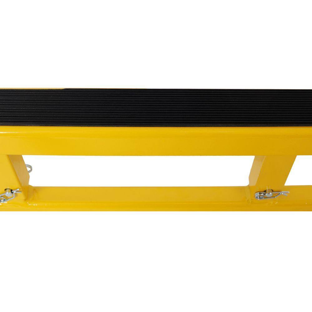 1500 Lbs. ATV Motorcycle Engine Cradle Dolly, Yellow
