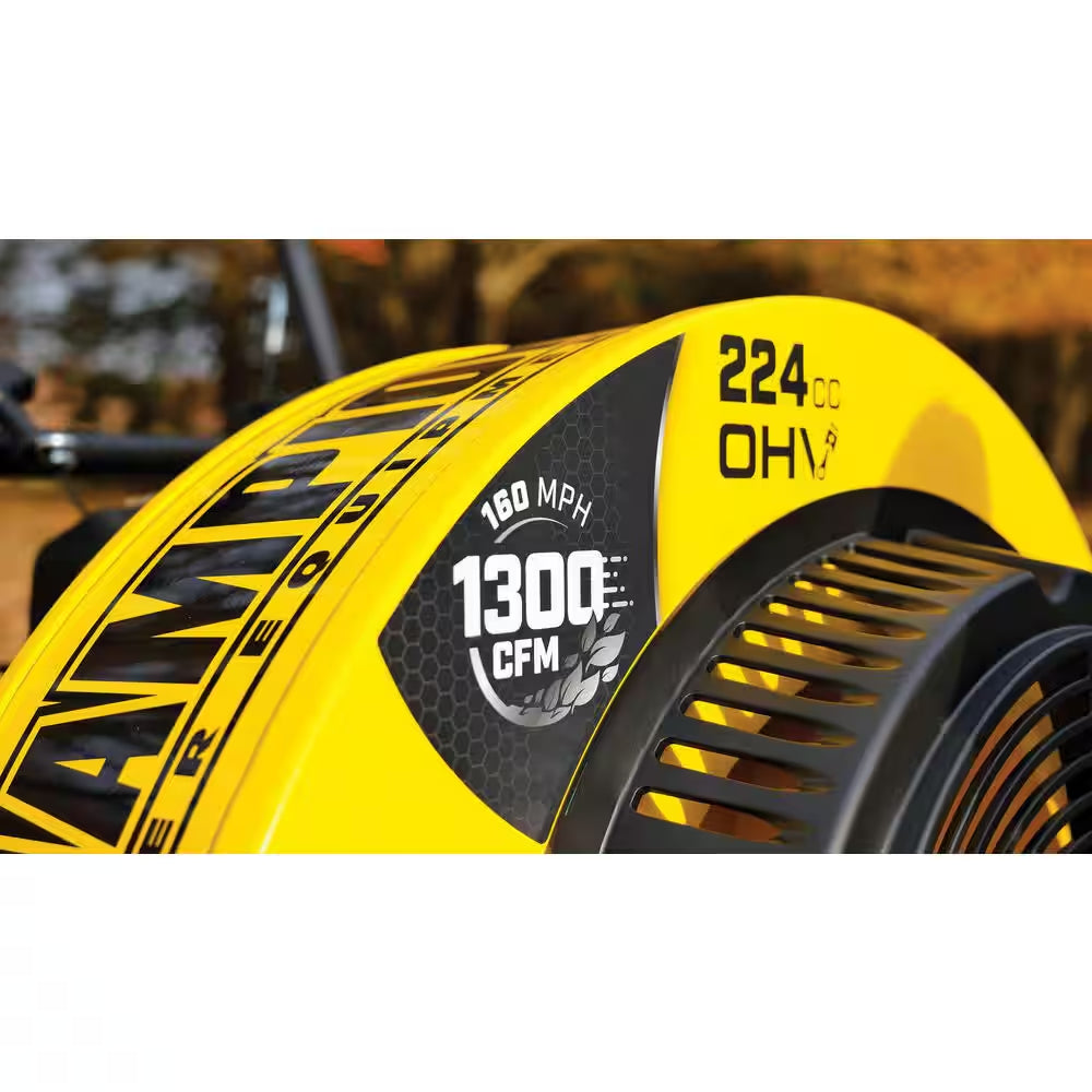 160 Mph 224Cc 1300 CFM Walk-Behind Gas Leaf Blower