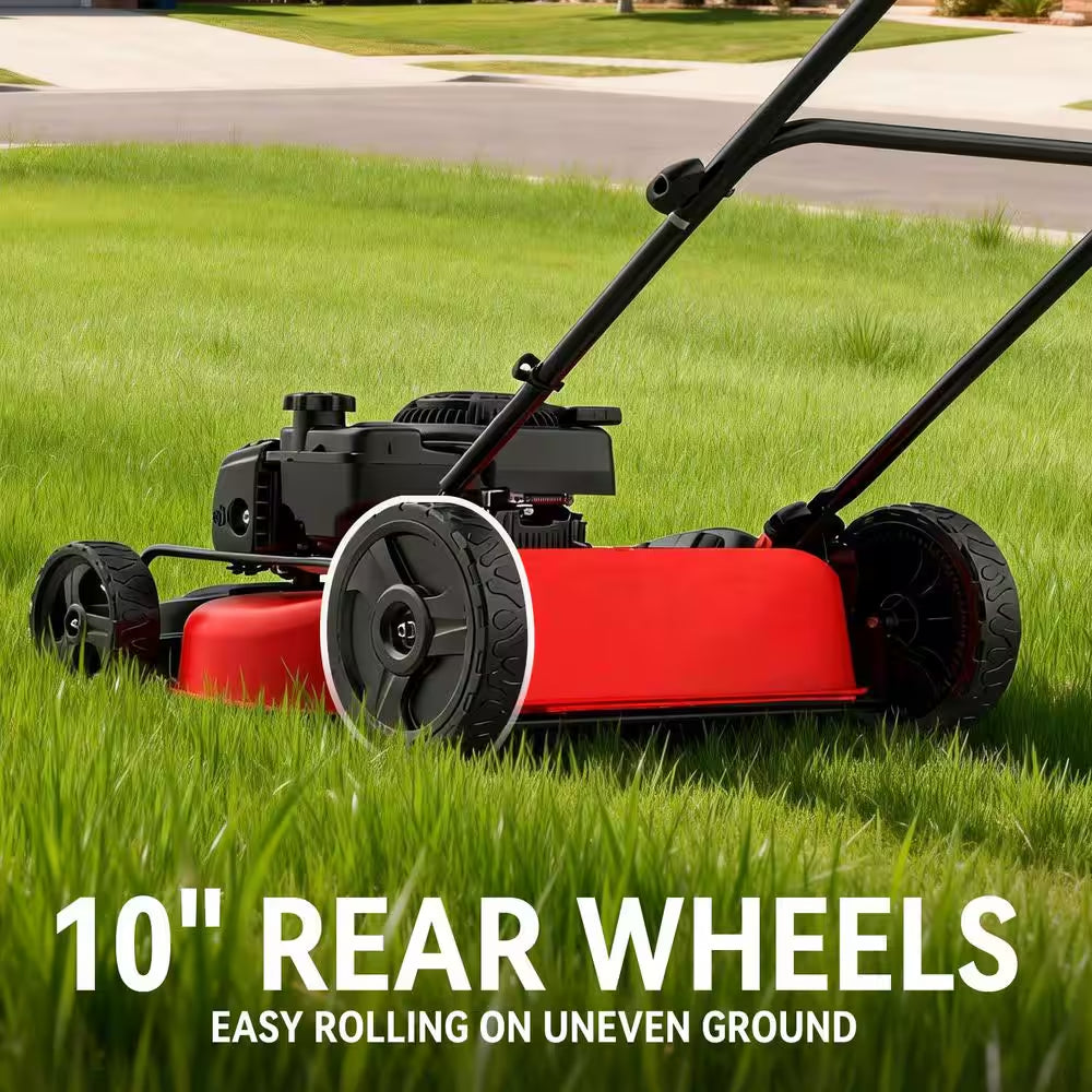 21 In. 2-In-1 125Cc Gas Push Mower, Briggs and Stratton Engine, Quick Start, 6-Position Height Adjustment