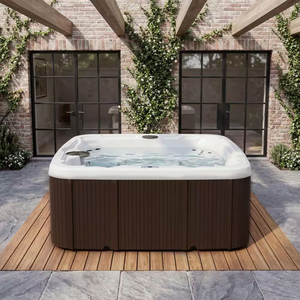 LS450DX 7-Person 22-Jet 110V Plug and Play Spa with Waterfall
