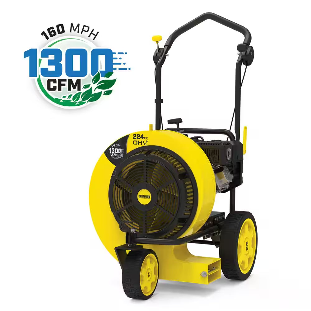 160 Mph 224Cc 1300 CFM Walk-Behind Gas Leaf Blower