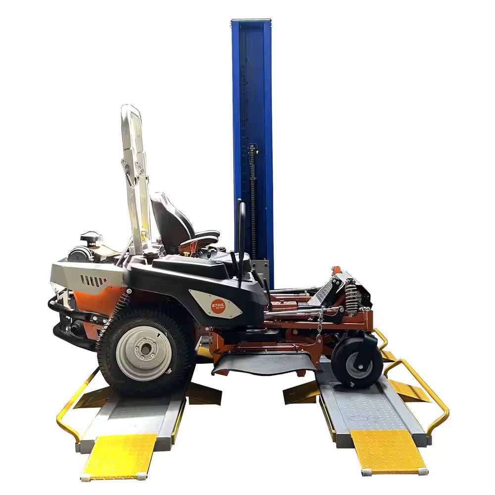 Ideal Single Column UTV and Mower Storage/ Service Lift 2,000 Lbs.