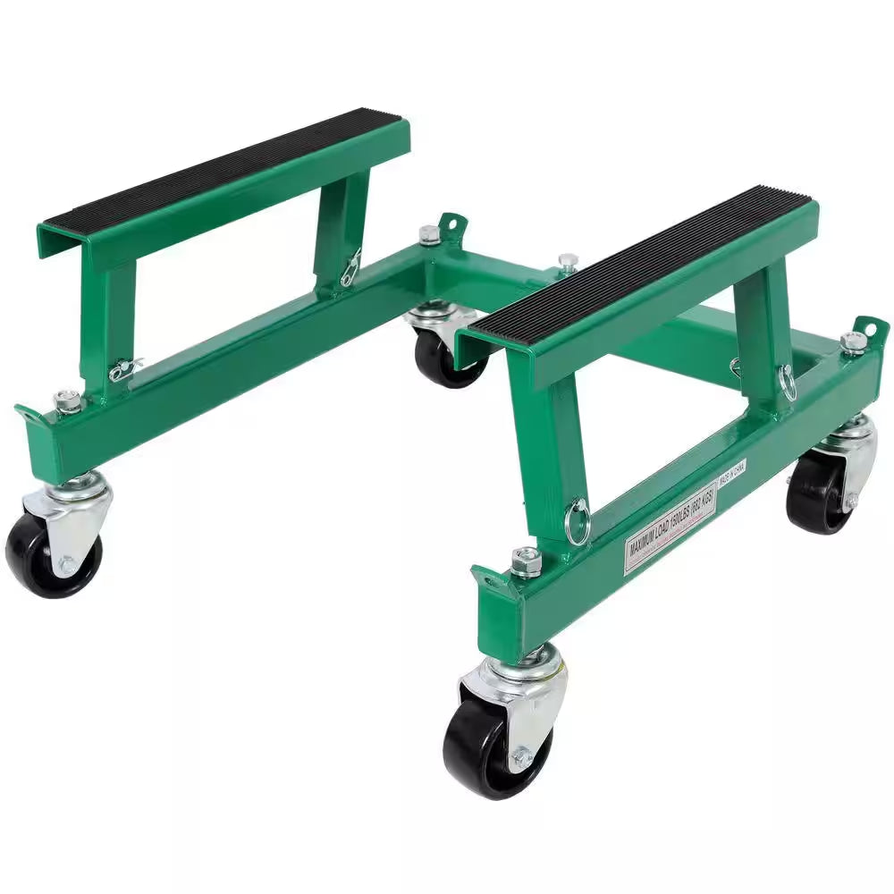 1500 Lbs. ATV Motorcycle Engine Cradle Dolly, Green