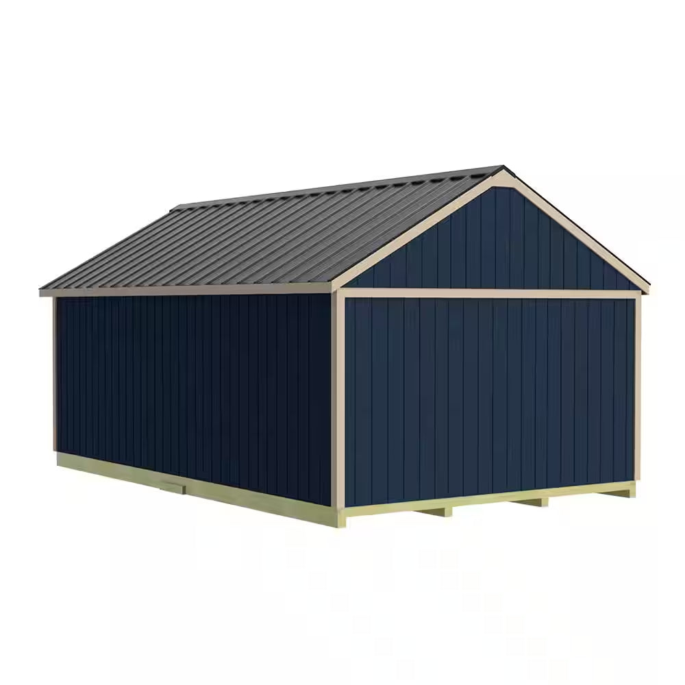 Shedquarters 12 Ft. X 20 Ft. Wood Storage Shed Kit Featuring Tons of Space and Fortressfloor (240 Sq. Ft.)