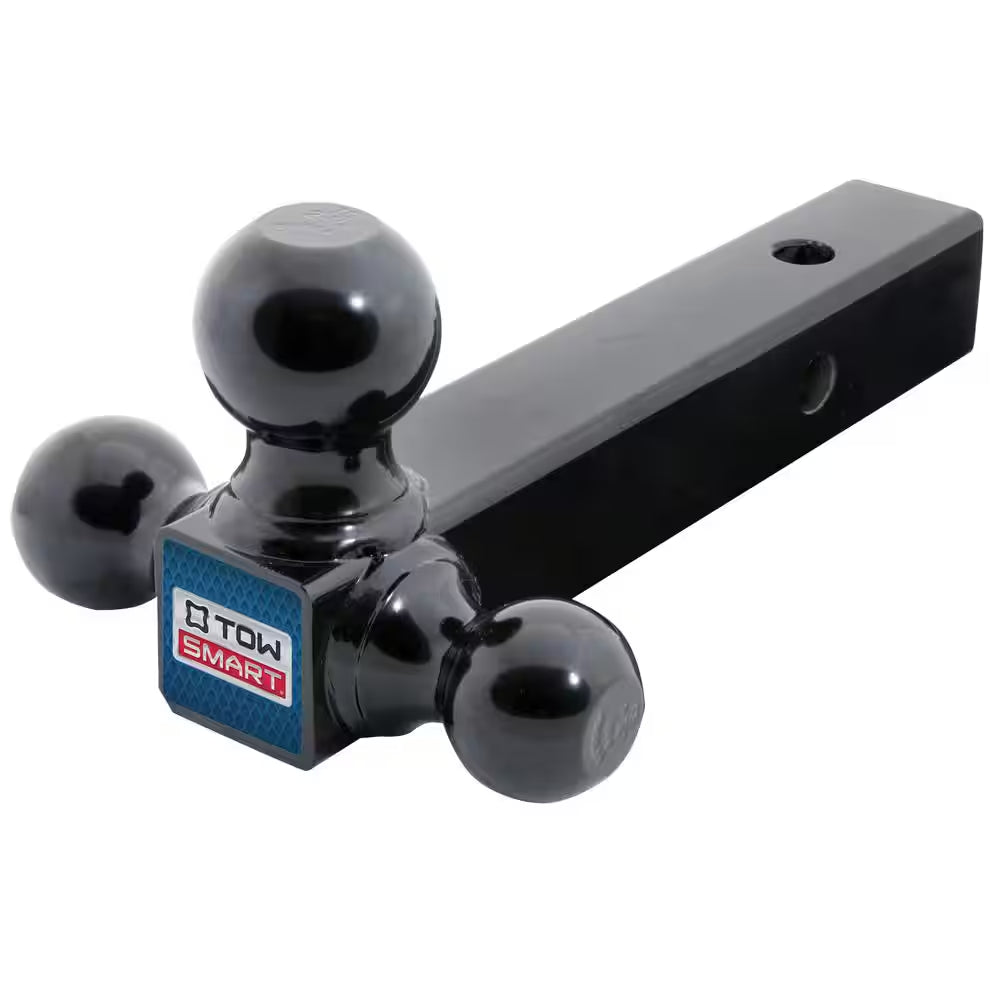 Class 3 up to 10,000 Lb. 1-7/8 In., 2 In, and 2-5/16 In. Ball Diameters Triball Adjustable Trailer Hitch Ball Mount