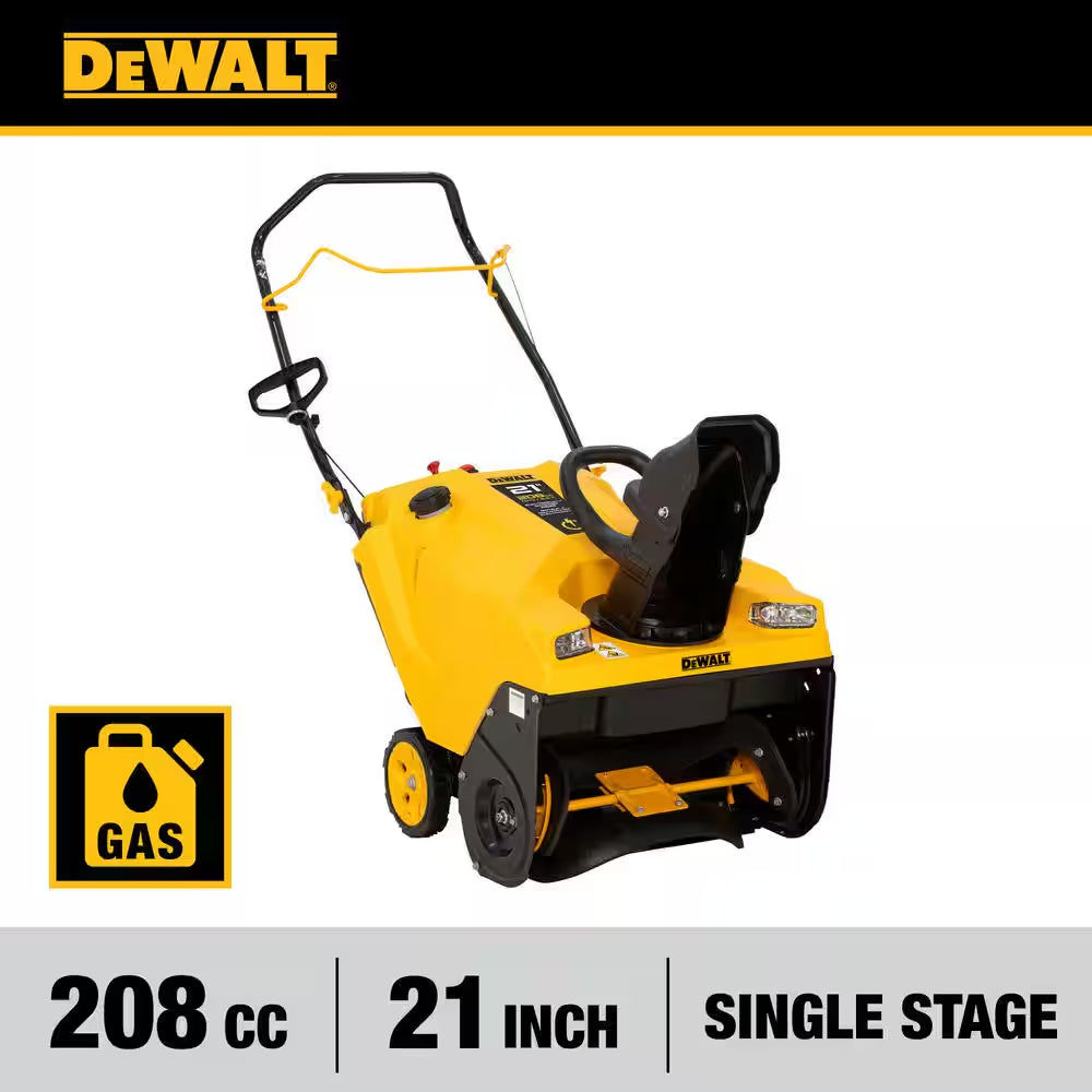 21 In. 208 Cc E-Gov Electric Start Gas Single-Stage Snow Blower