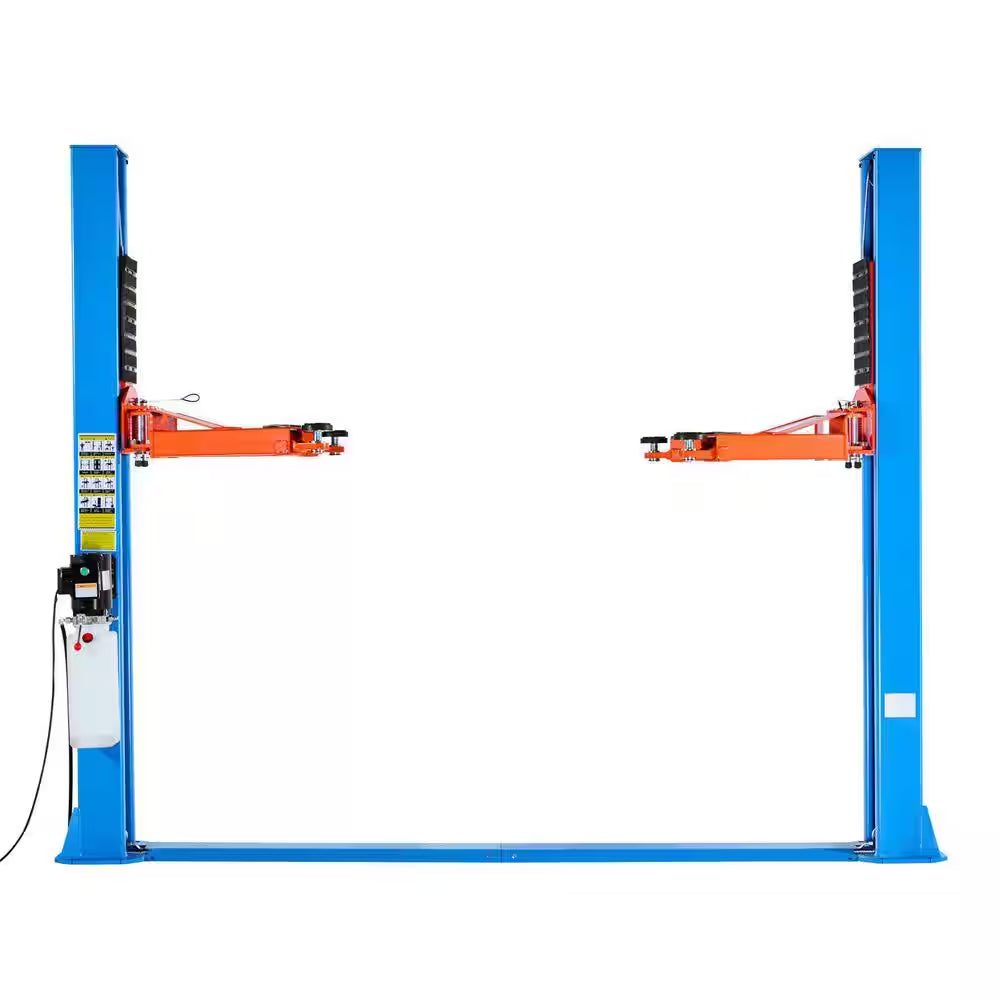 Symmetric 2 Post Car Lift 9000 Lb. Capacity, 220V 2.95 HP Motor, Hoist for Sedan/Suv, 74. 8In. Height, Garage/Shop, Blue