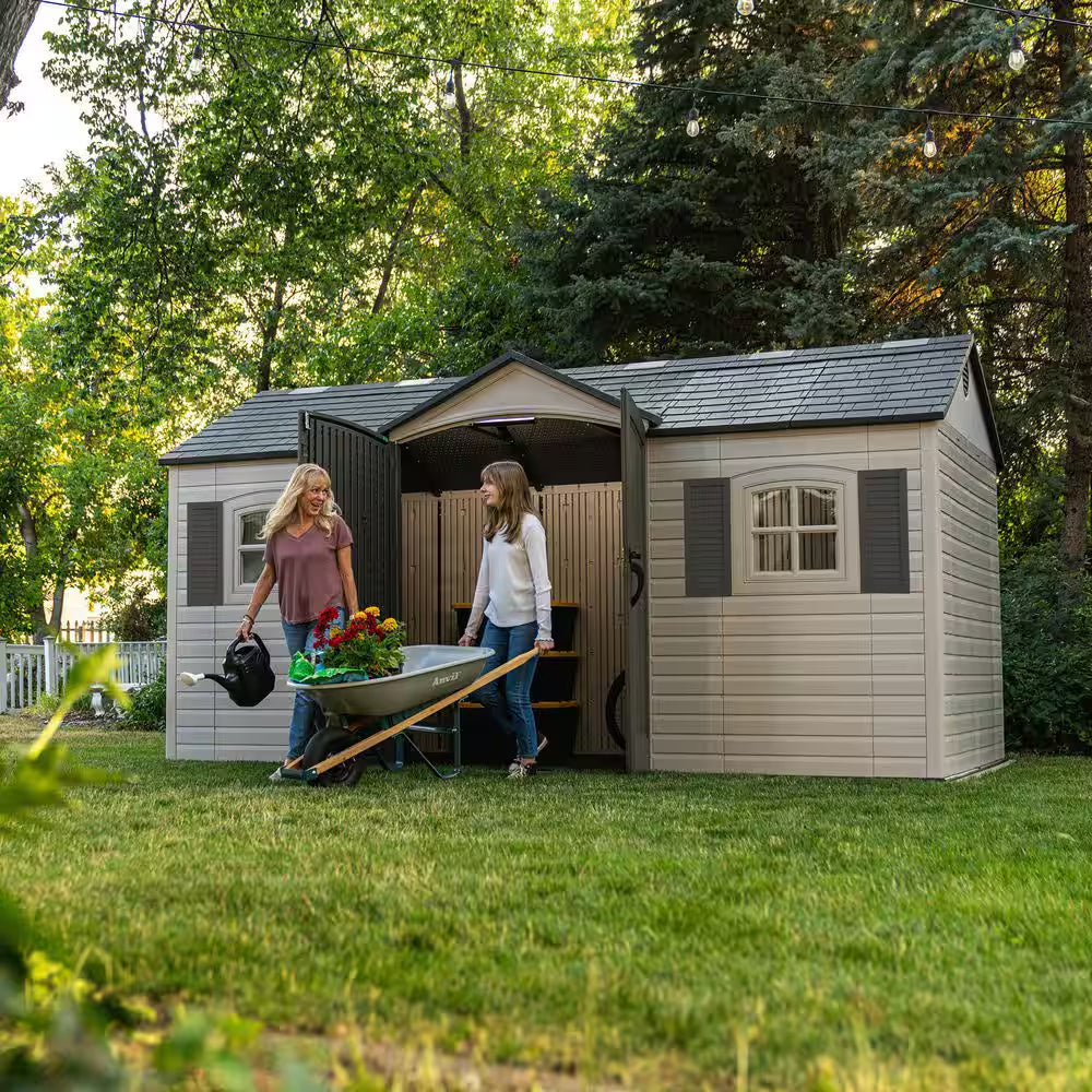 Legacy 15 Ft. W X 8 Ft. D Resin Outdoor Storage Shed (109 Sq. Ft.)