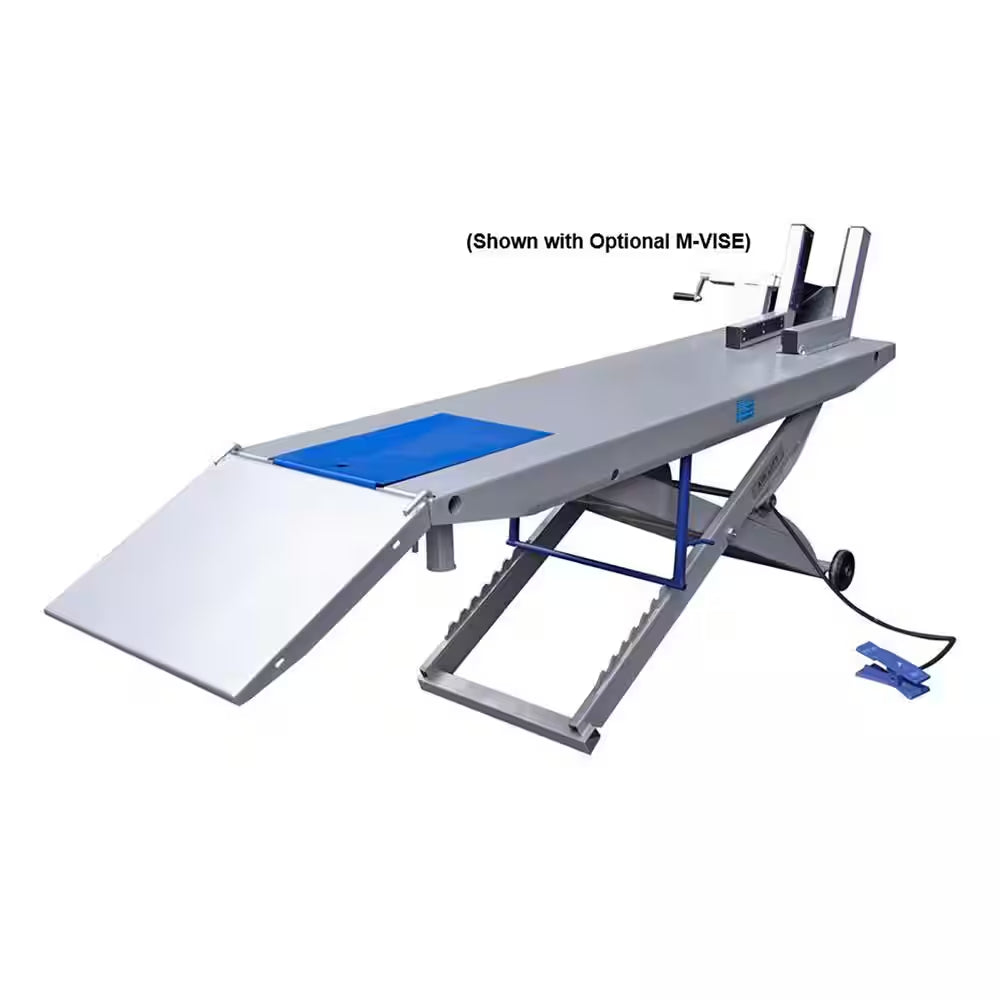 Motorcycle Lift with 1000 Lbs. Capacity with Air Powered Operation
