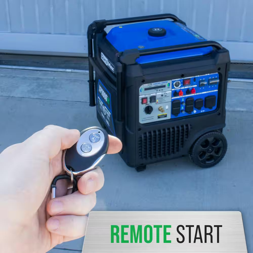 11,000 Watt Remote Start Portable Dual Fuel Home Backup Inverter Generator W/Co Alert