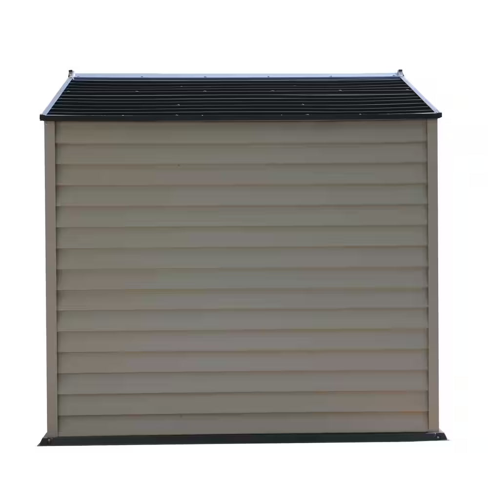 Storemax 10 Ft. X 8 Ft. Gray Vinyl Storage Plastic Shed 85 Sq. Ft.