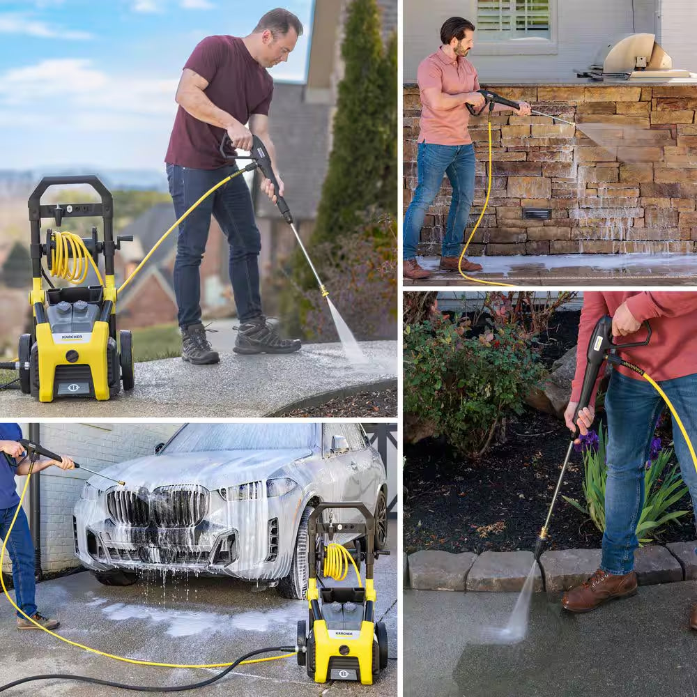 2300 PSI 1.2 GPM K2300PS Electric Power Pressure Washer with Turbo, 15-Degree, 40-Degree and Soap Nozzles