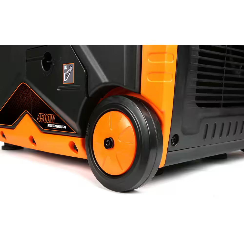 Super Quiet 4500/3500-Watt Remote Electric Start Gas-Powered Dual Fuel Rv-Ready Portable Inverter Generator, CO Watchdog