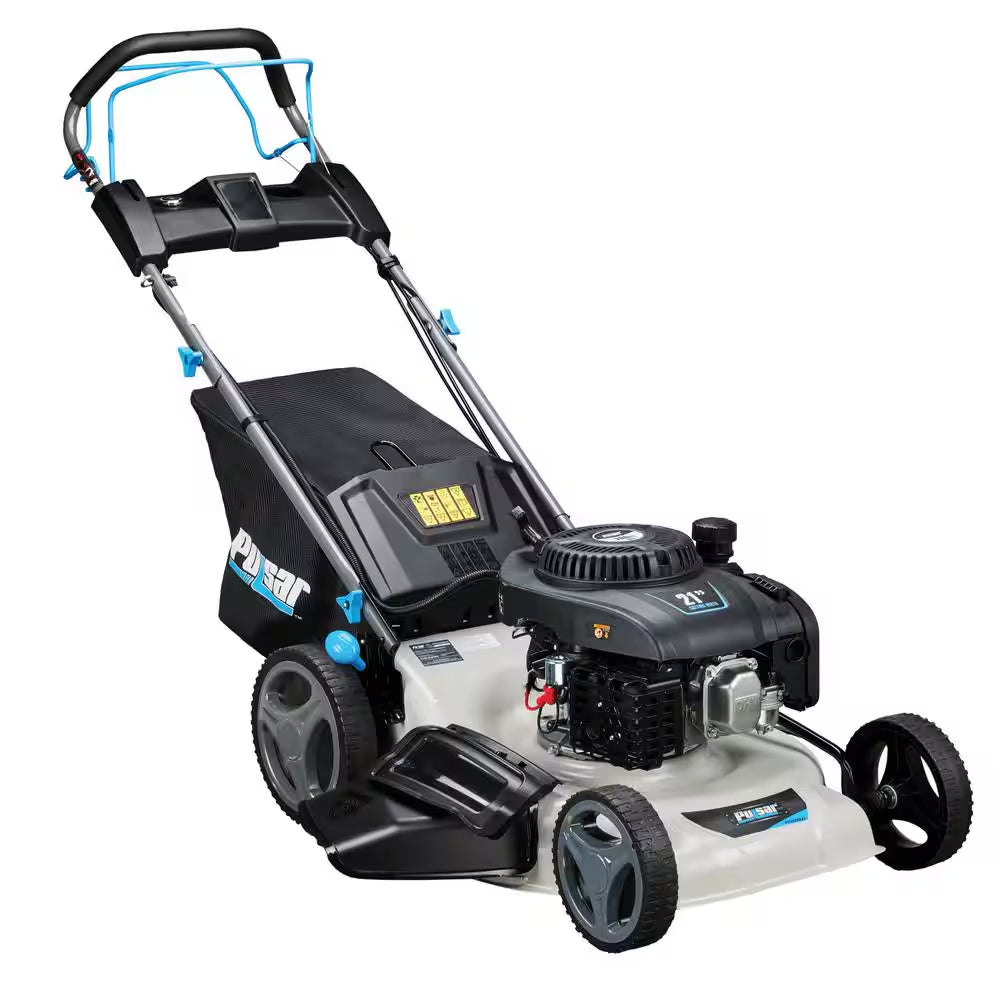 21 In. 200Cc 3-In-1 Self-Propelled Lawn Mower with Electric Start