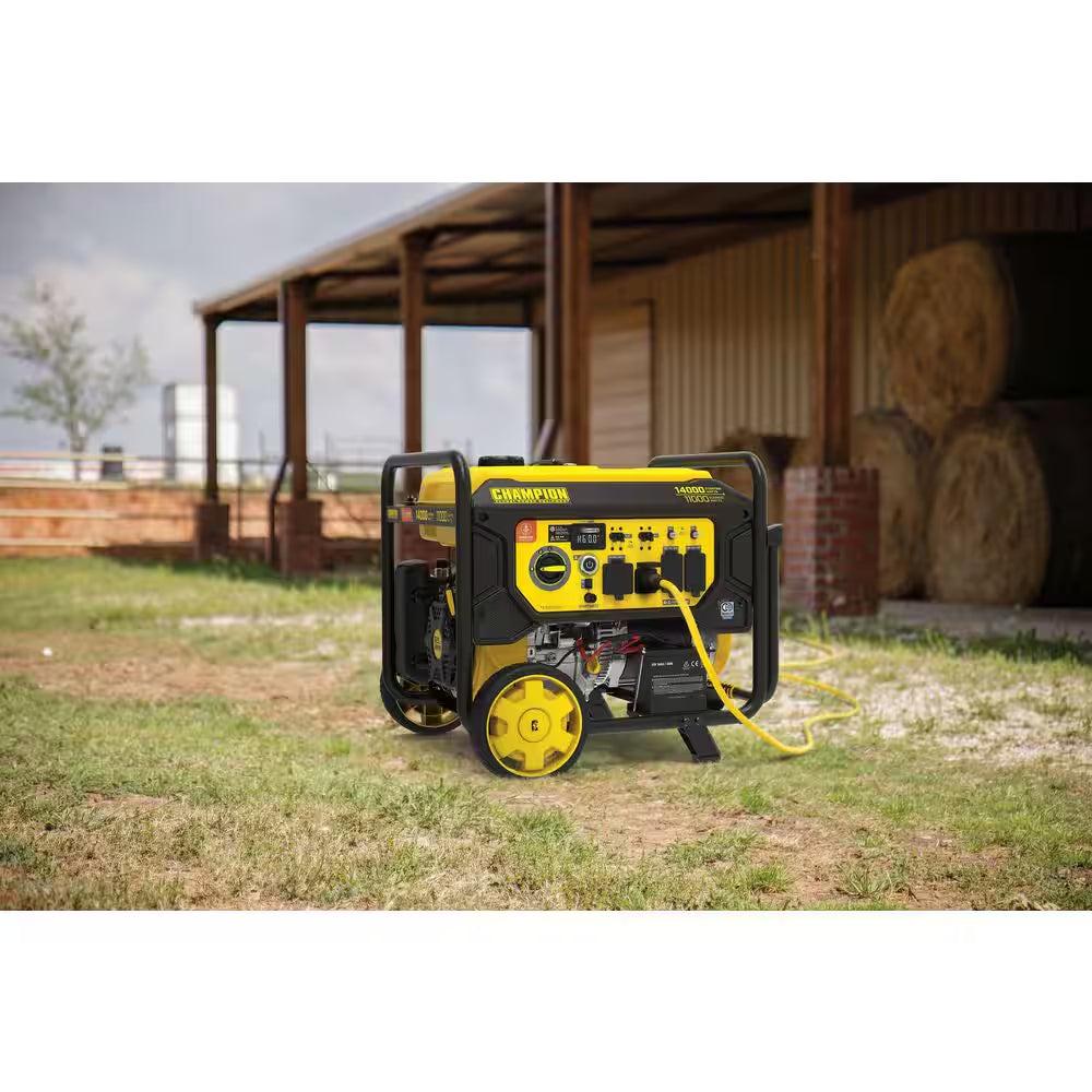 14,000/11,000-Watt Remote Start Tri Fuel Portable Generator W/ Free 3-Year Warranty for Home Backup and Storm Prep