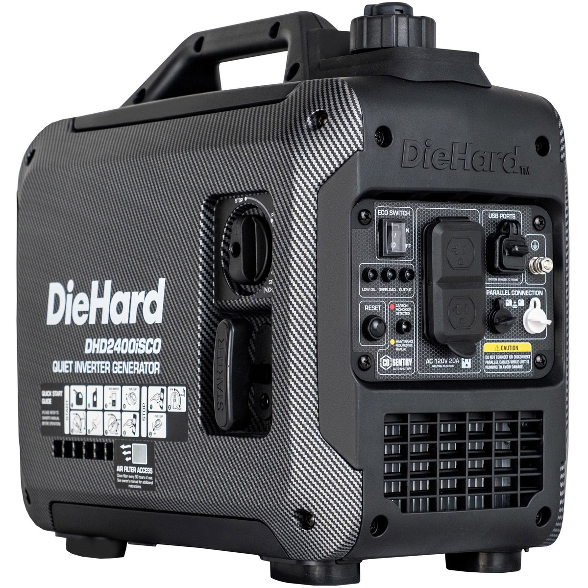 Diehard 2400W Gasoline Powered Inverter Generator