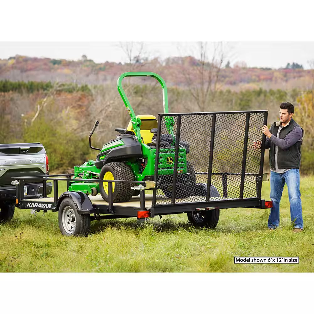 5 Ft. X 8 Ft. Wood Floor Utility Trailer Kit W/Patented Drop down Rail System