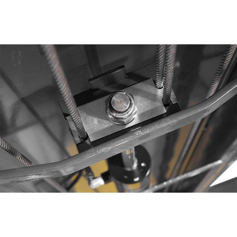 HD-7P 4 Post Car Lift 7000 Lbs. Capacity - Narrow-Width with 82 In. Max Rise with 220V Power Unit Included