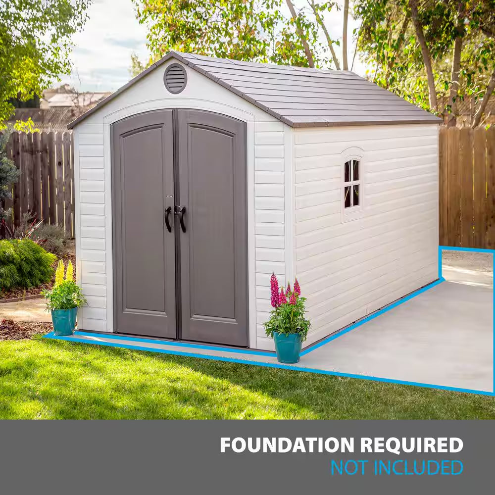8 Ft. X 15 Ft. Resin Storage Shed