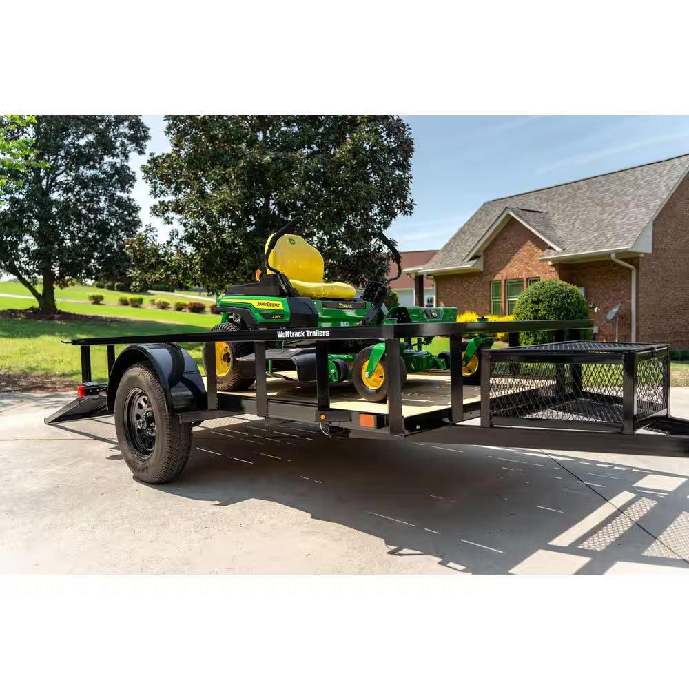 5.5 Ft. X 10 Ft. Utility Trailer, Wood Floor, 2076 Lb. Payload Capacity