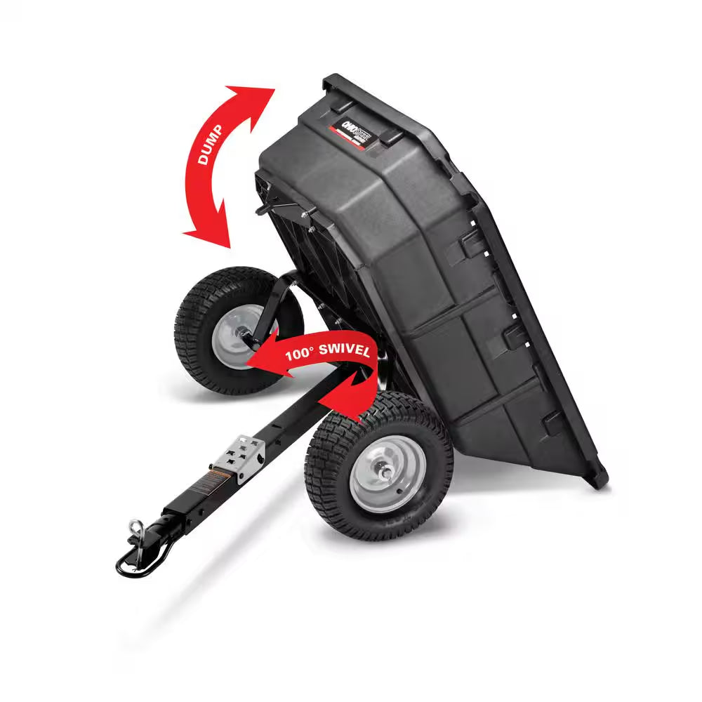 15 Cu. Ft. 1250 Lbs. Professional Grade Swivel Dump Cart