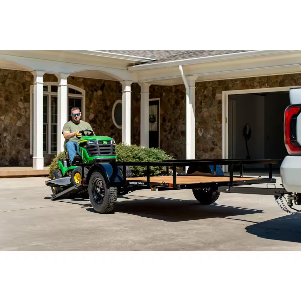 5 Ft. X 8 Ft. Utility Trailer, Wood Floor, 1450 Lb. Payload Capacity