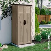 2 Ft. 8.25 In. X 2 Ft. 1.5 in X 6 Ft. Resin Vertical Storage Shed