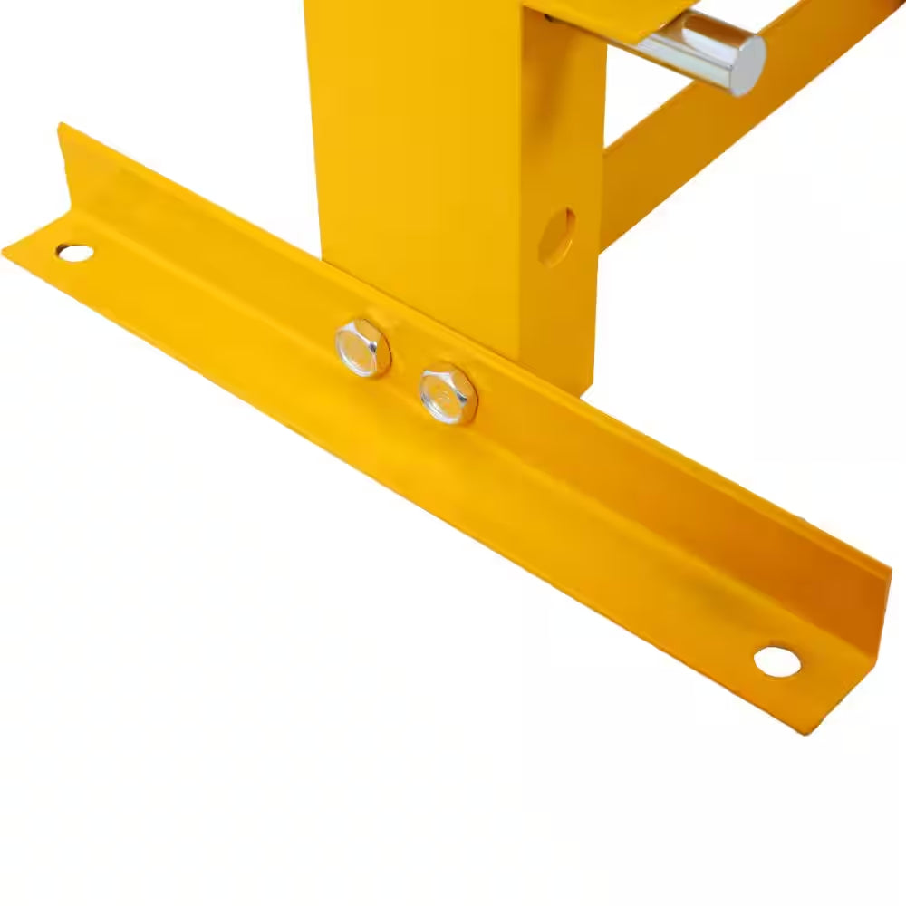 6-Ton Hydraulic Shop Press with Plates, Heavy-Duty A-Frame Garage Floor Press, Yellow