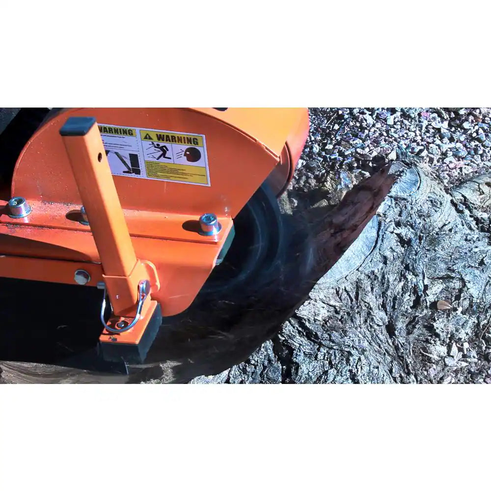 11 In. 14 HP Commercial Kohler Gas Powered Stump Grinder with Extra Set of Teeth and Precision Control Brake