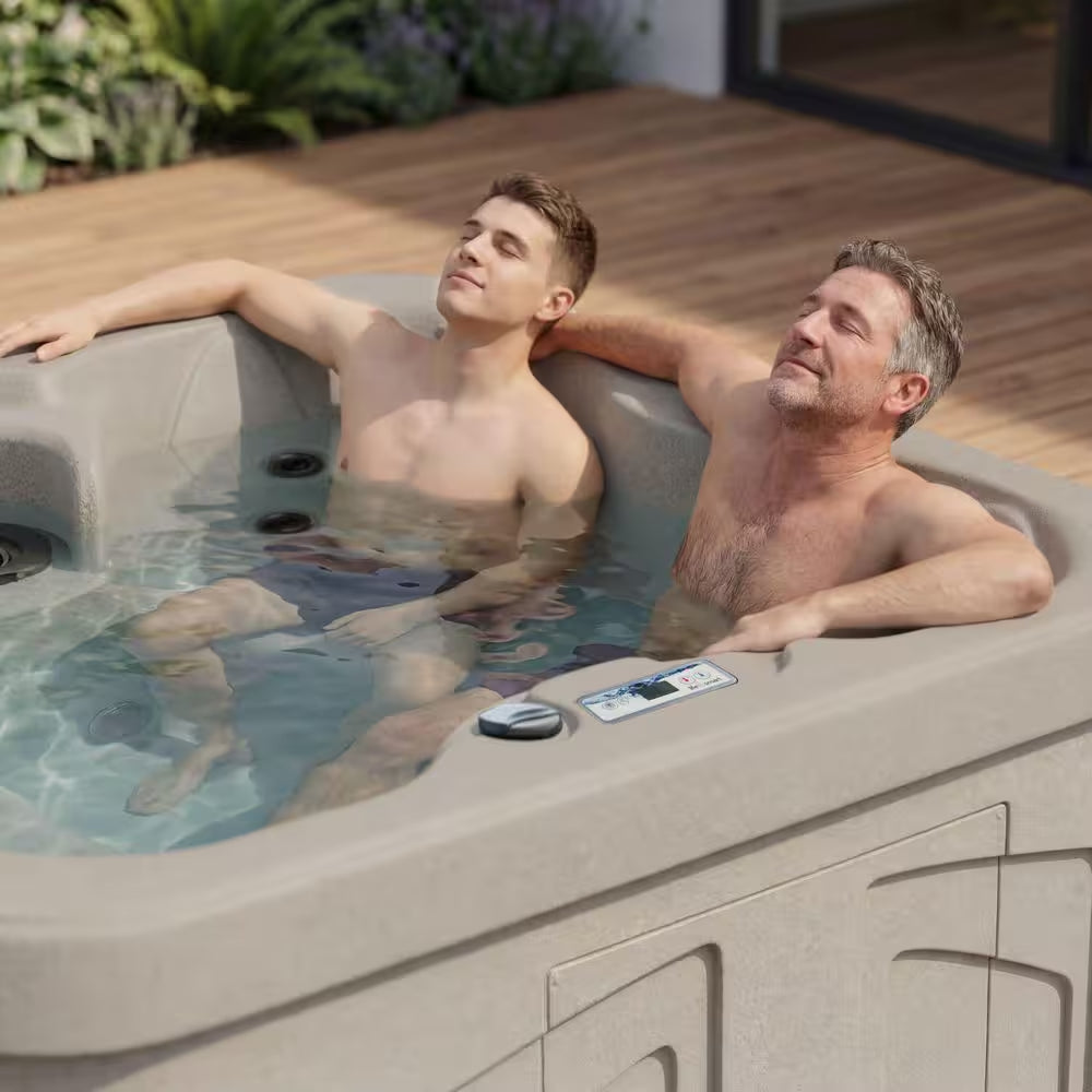 LS100DX 4-Person 20-Jet 110-Volt Plug and Play Spa with Waterfall