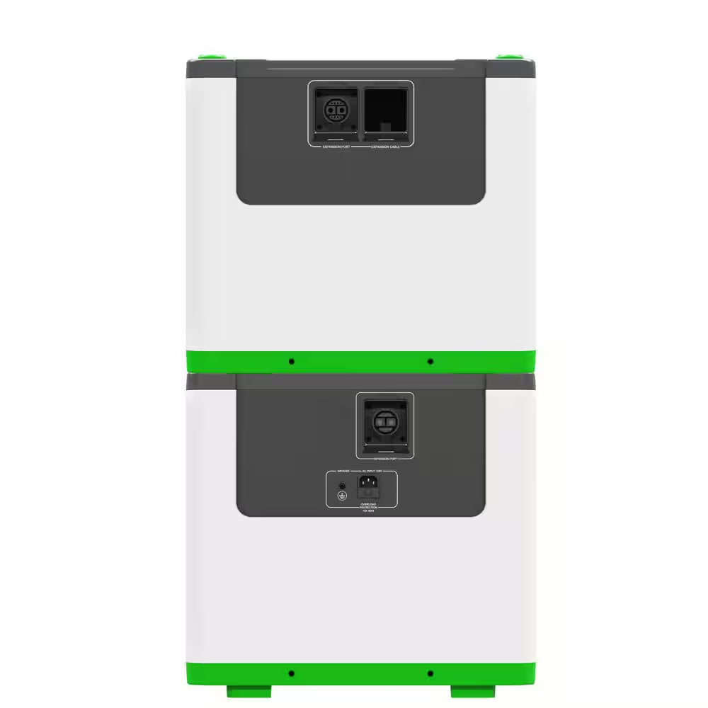 3600W Output/7200W Peak Push-Button Start 6144Wh Solar Generator Kit, for Home Emergency Backup, RV and Off-Grid Use