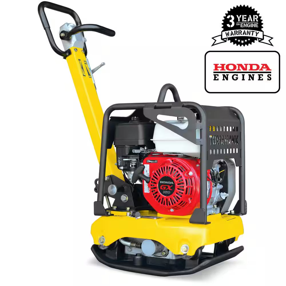 5.5HP Honda Reverse Vibratory Plate Compactor Tamper Gravel Soil Compaction