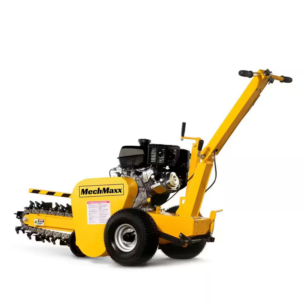 24 In. 14 HP 429 Cc Gas Powered Trencher with KOHLER Engine and Electric Start