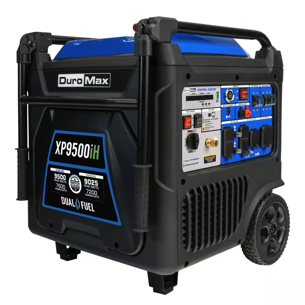 11,000 Watt Remote Start Portable Dual Fuel Home Backup Inverter Generator W/Co Alert