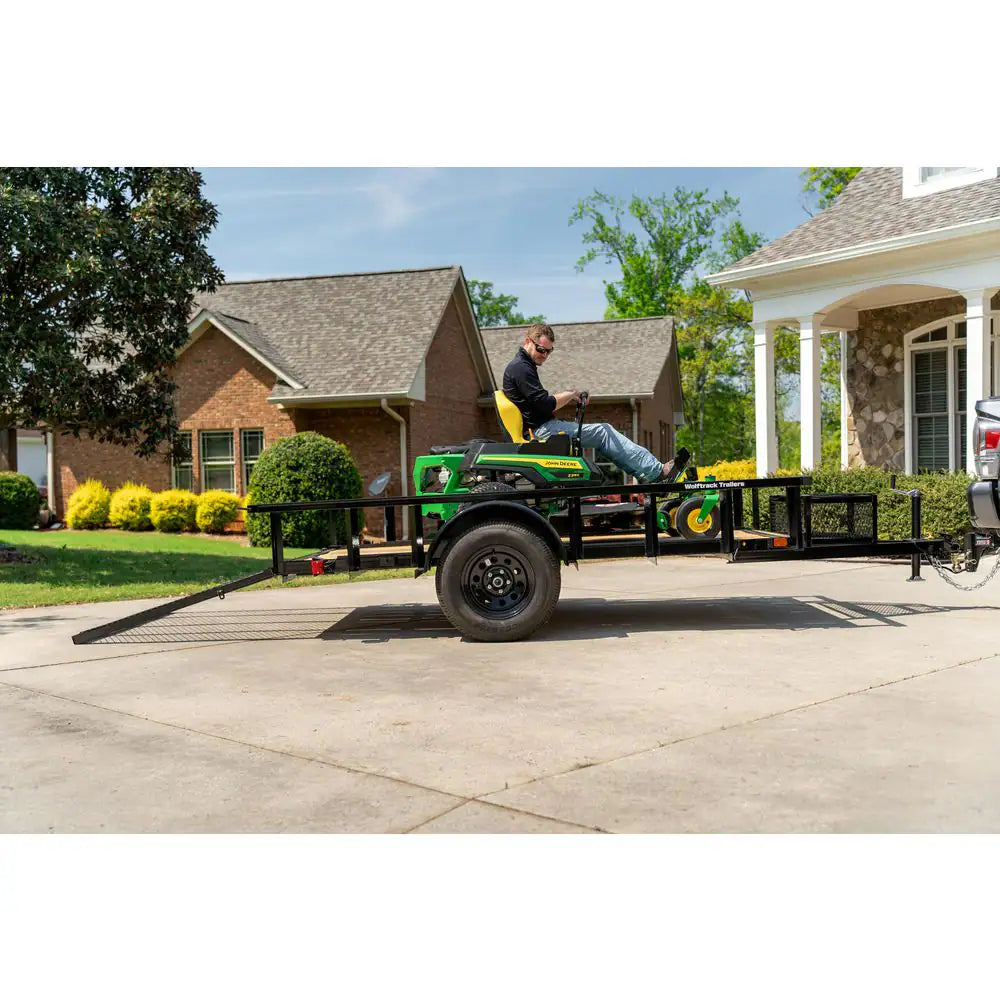 5.5 Ft. X 10 Ft. Utility Trailer, Wood Floor, 2076 Lb. Payload Capacity