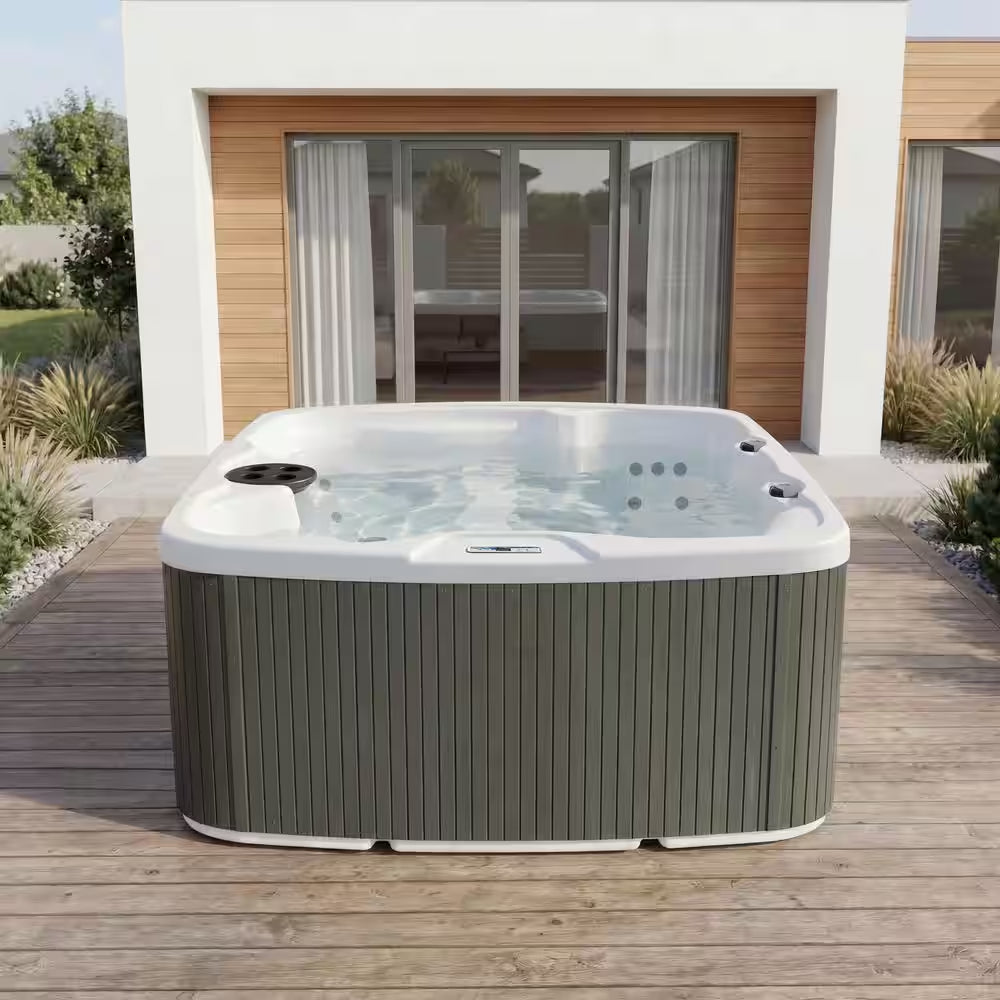 LS500 plus 5-Person 23-Jet 110-Volt Plug and Play Spa with Thermal Locking Cover