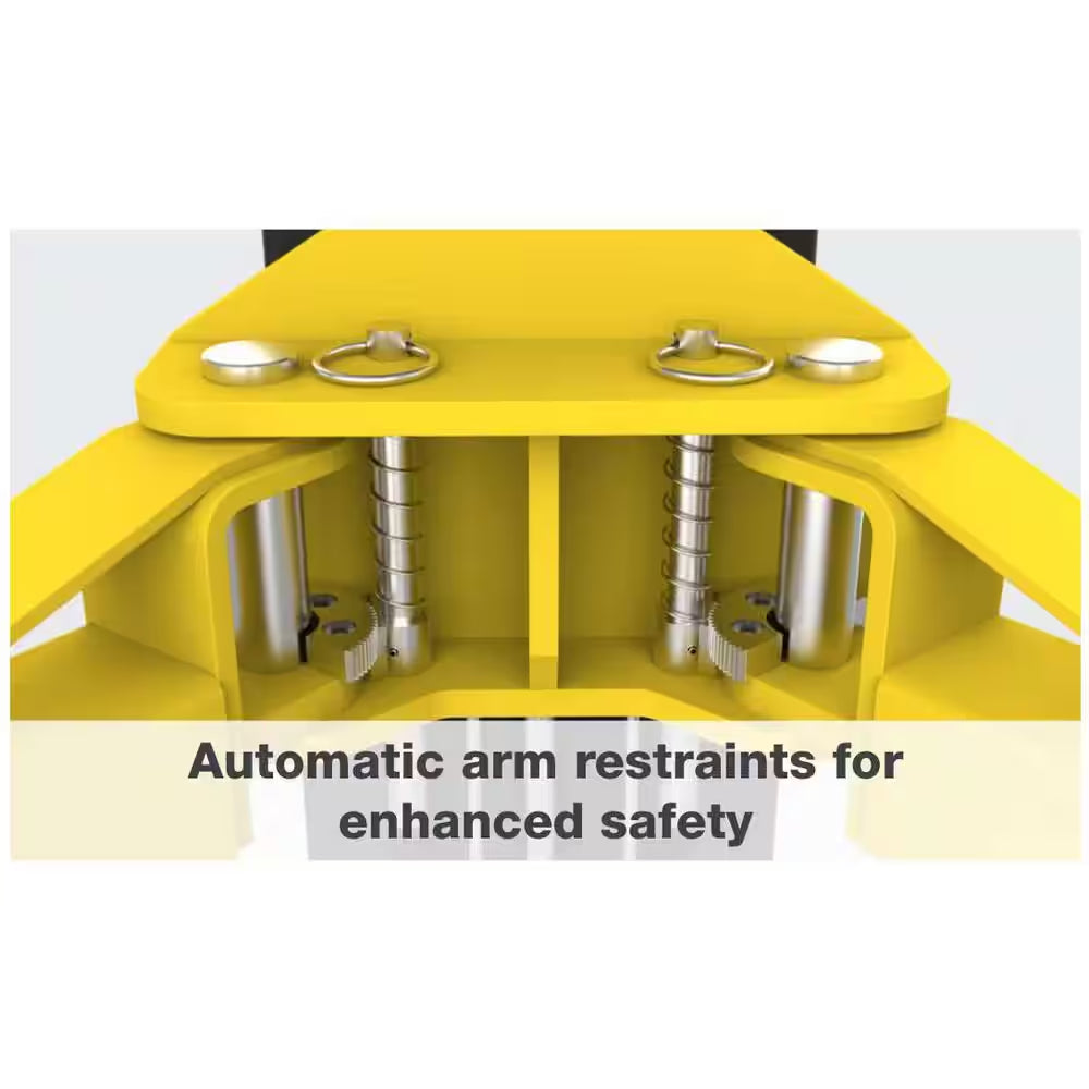 AL10C 10,000 Lb. Bi-Symmetric Clearfloor 2-Post Car Lift with Direct-Drive Hydraulic System, 220V 1-Phase