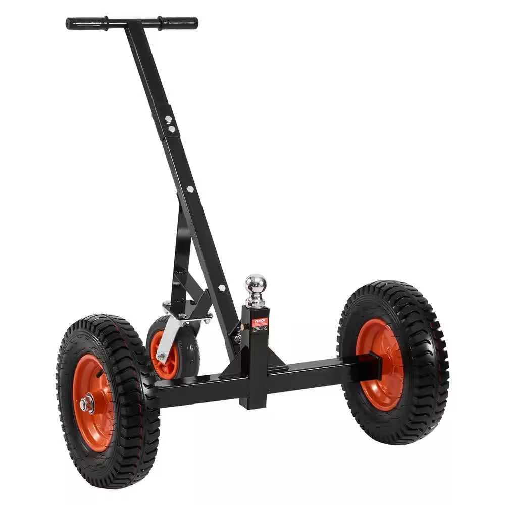 Trailer Dolly, 1200 Lbs. Tongue Weight Capacity, Carbon Steel Trailer Mover with 18 In. and 22 In. Height Adjustable