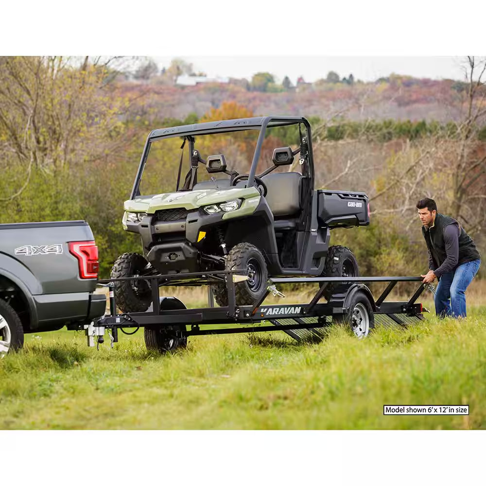 5 Ft. X 10 Ft. Wood Floor Utility Trailer Kit W/ Patented Pivot down Rail System