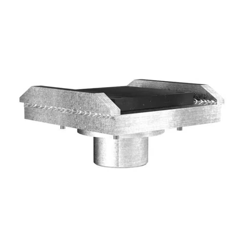 Frame Cradle Pad for 2 Post Car Lifts with up to 10000 Lb. Capacity, 60Mm Pin, 5.3 In. between Flanges, Pair