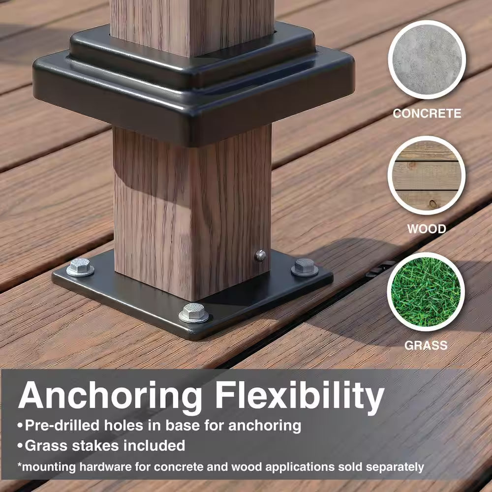 Clifton 10 Ft. X 10 Ft. Easy Assembly Tool Free Pergola with Privacy Shade