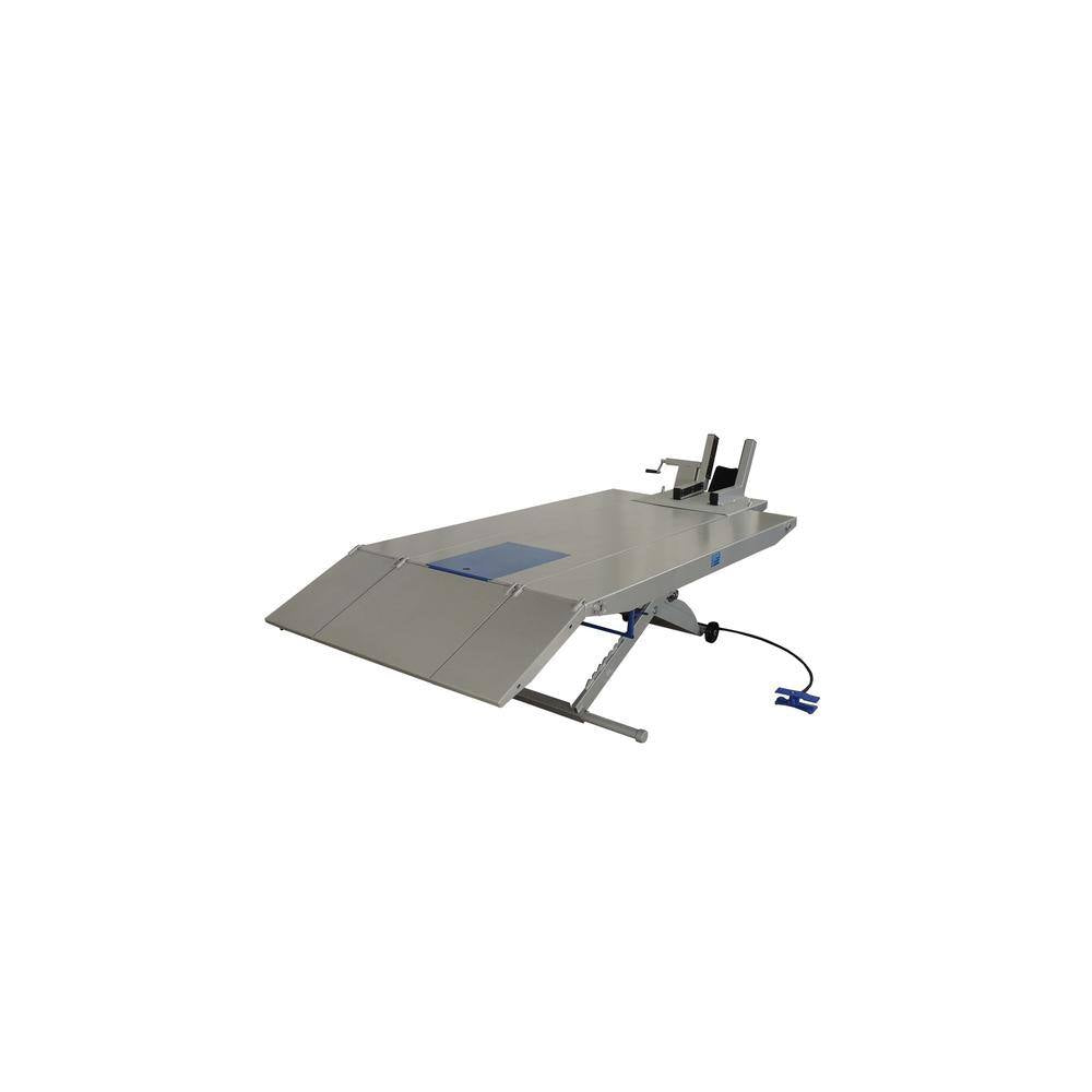 Motorcycle Lift with 1000 Lbs. Capacity with Air Powered Operation