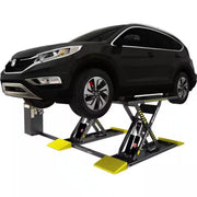 MDS-6LP 1-Phase Mid Rise Scissor Car Lift 6000 Lbs. Capacity - Open Center with 220V Power Unit Included