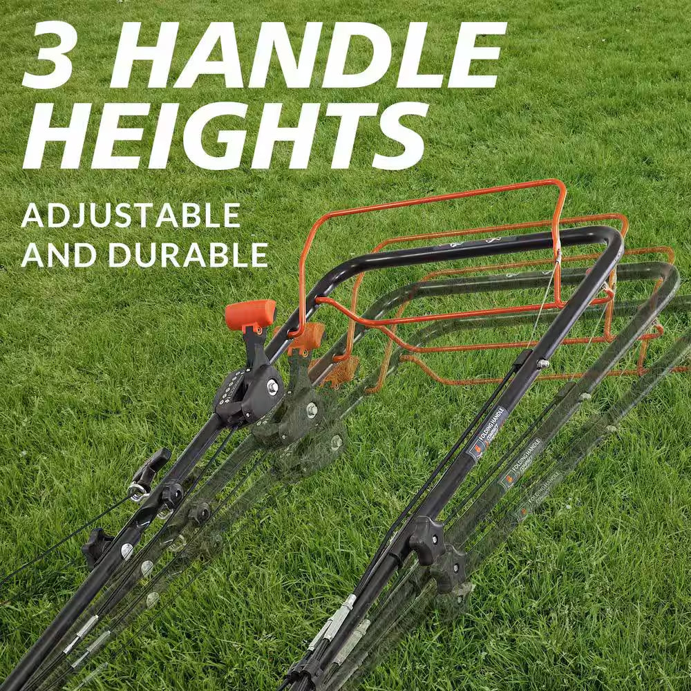 22 In. 201 Cc SELECT PACE 6 Speed CVT High Wheel FWD 3-In-1 Gas Walk behind Self Propelled Lawn Mower