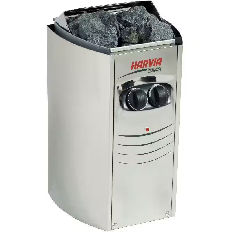 Baldwin 2-Person Indoor Hemlock Wet/Dry Sauna with 3.5 Kw Harvia Heater