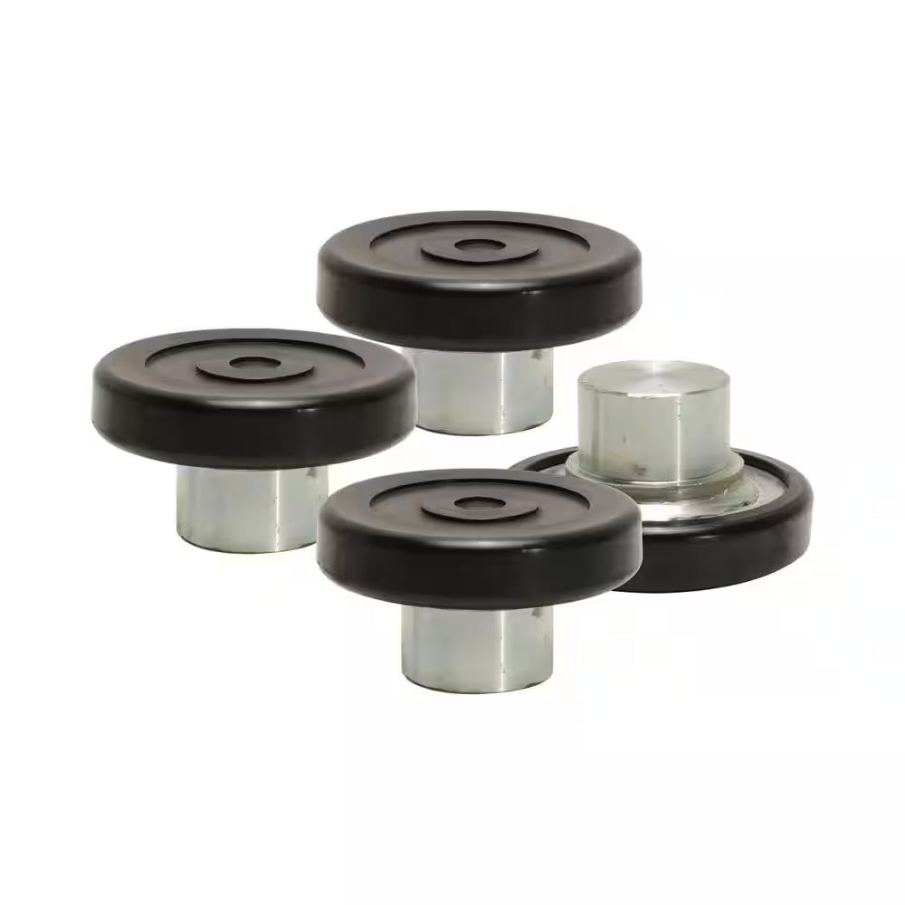 2 Post Pad, Incl. Polyurethane Tuf-Pad, for 2 Post Car Lifts up to 10000 Lb Capacity, 60Mm Pin, Non-Screw Type, Set of 4